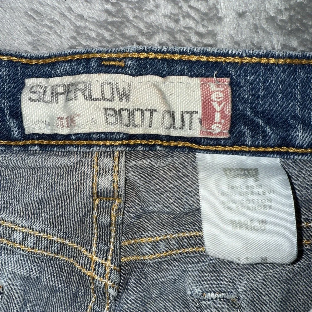 Vtg Levis 518 Super low Bootcut‎ jeans womens 11M blue 32x30 Y2K stretch cowgirl